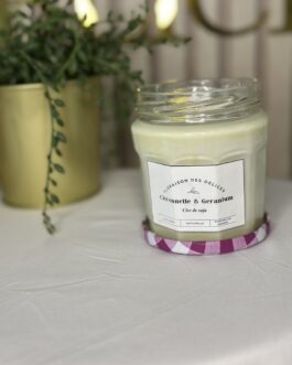 Bougie anti-moustique artisanale