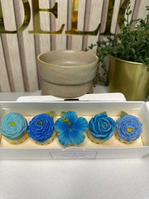 coffret fondants parfumés - mûre myrtille - ouvert