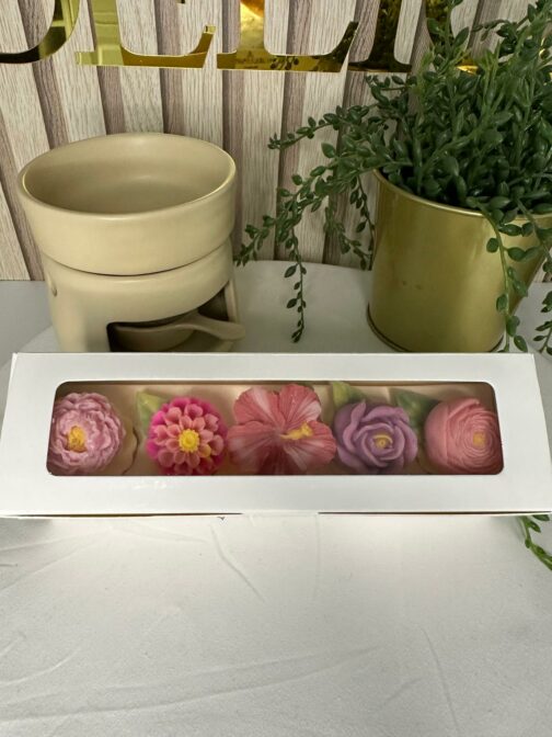 coffret fondants parfumés - fleur de cerisier - fermé
