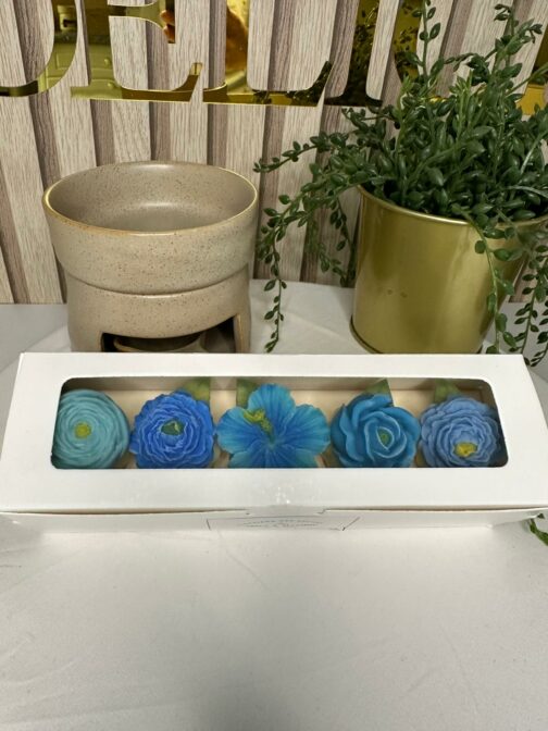 coffret fondants parfumés - mûre myrtille - fermé