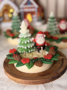 🎄 Bougie Couronne de Noël