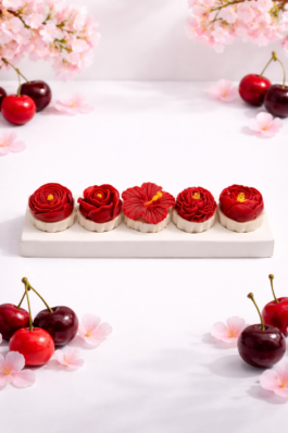 Coffret de 5 fondants parfumés – Cerise noire