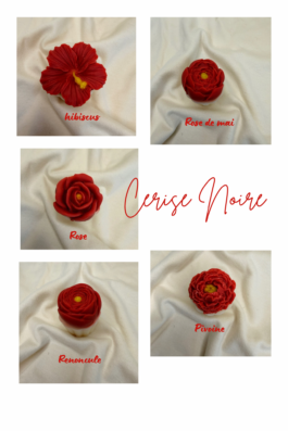 Coffret de 5 fondants parfumés – Cerise noire