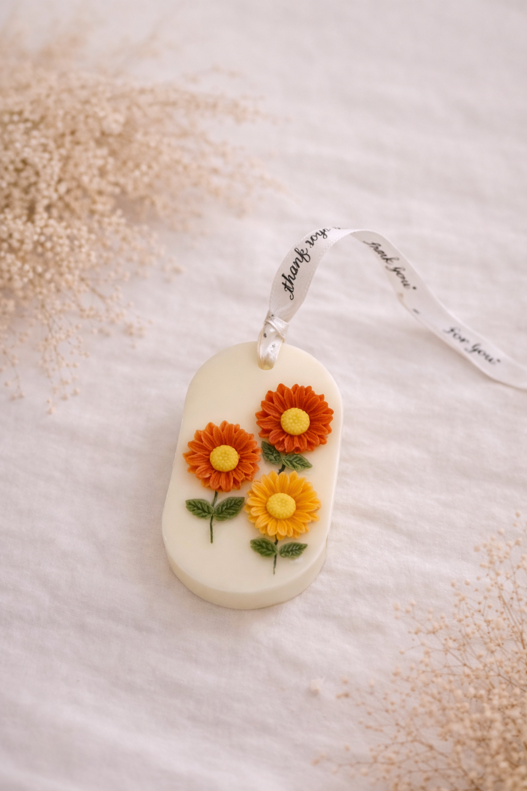 Suspension parfumée - orange cannelle - marguerite