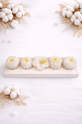 Coffret de 5 fondants parfumés – Fleur de coton