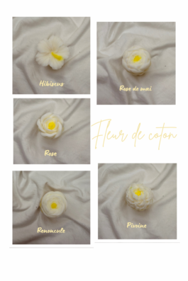 Coffret de 5 fondants parfumés – Fleur de coton