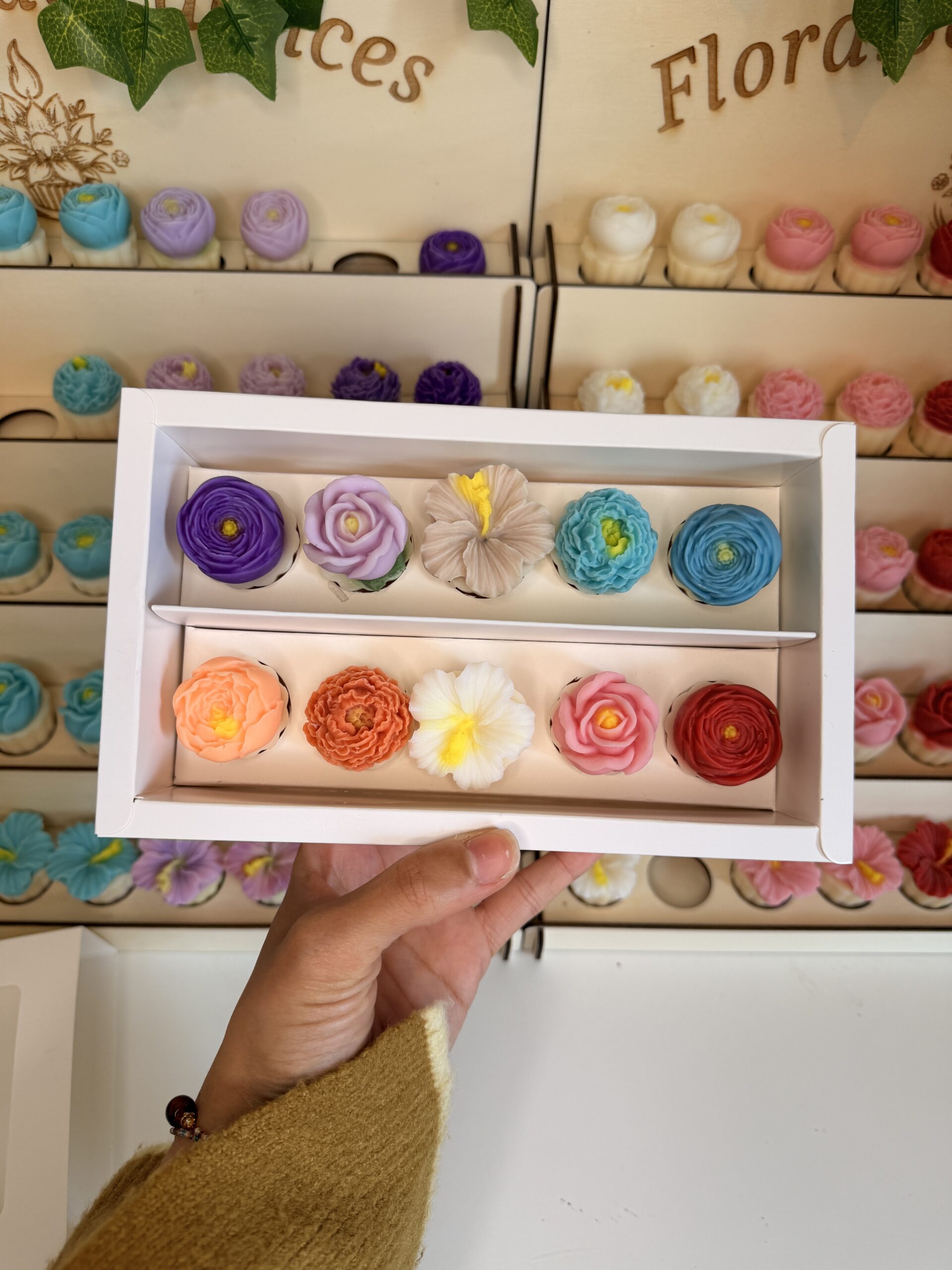 présentation coffret découverte 10 fondants parfumés