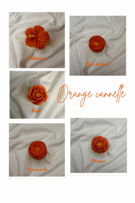 Coffret de 5 fondants parfumés – Orange Cannelle