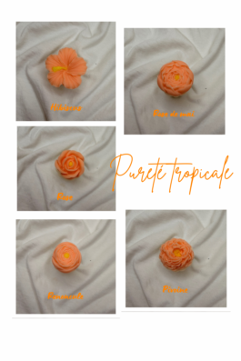 Coffret de 5 fondants parfumés –  Pureté tropicale