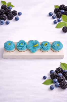 Coffret de 5 fondants parfumés – Mûre et Myrtille